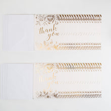 Load image into Gallery viewer, 24K Gold Thank You Card Set - 36 Pack
