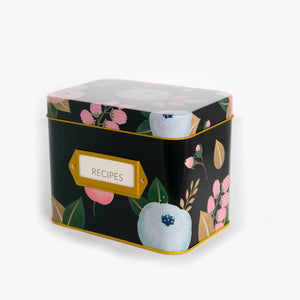 Black Recipe Tin